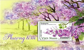 Phát hành bộ tem “Phượng tím”