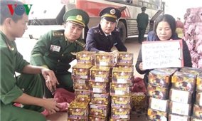 Bắt vụ vận chuyển pháo lậu số lượng lớn từ Lào về Việt Nam