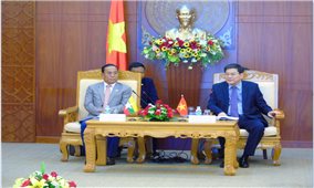 Đoàn Bộ trưởng Bộ các Vấn đề biên giới Myanmar thăm và làm việc tại Khánh Hòa