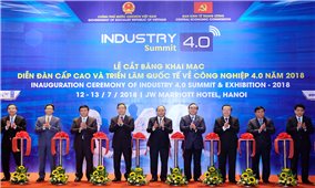 Thủ tướng dự Diễn đàn cấp cao và Triển lãm quốc tế về công nghiệp 4.0
