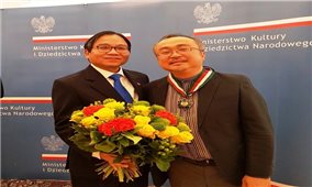 Ba Lan trao tặng Nghệ sĩ nhân dân Đặng Thái Sơn giải thưởng cao quý nhất về văn hóa