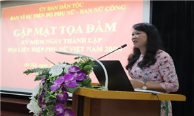 Ủy ban Dân tộc: Kỷ niệm 88 năm ngày Phụ nữ Việt Nam
