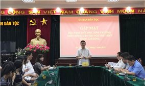 Gặp mặt Đoàn học sinh Trường Phổ thông Dân tộc nội trú tỉnh Lâm Đồng