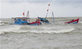 Tàu của ngư dân Nghệ An gặp nạn: 1 người chết và 5 người mất tích