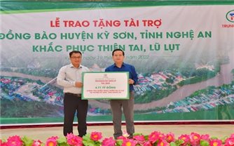 Trungnam Group: Gần 5 tỷ đồng chia sẻ cùng Nhân dân Kỳ Sơn tái thiết cuộc sống sau lũ dữ