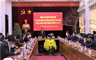 Trưởng Ban Kinh tế Trung ương Trần Tuấn Anh thăm, chúc Tết tại tỉnh Lai Châu