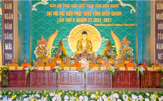 Đại hội đại biểu Phật giáo tỉnh Kiên Giang lần thứ X, nhiệm kỳ 2022 - 2027