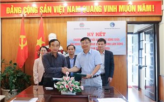 Lâm Đồng: Ban Dân tộc và Hội Nông dân tỉnh ký kết chương trình phối hợp hoạt động giai đoạn 2021 - 2025