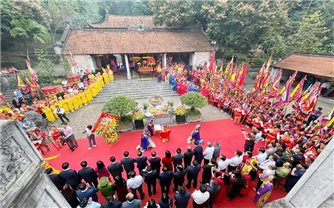Thanh Hóa: Đón nhận Di sản văn hóa phi vật thể quốc gia Lễ hội đền Bà Triệu