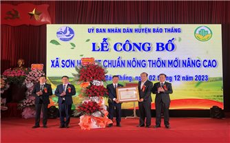 Lào Cai: Xã thứ ba của huyện Nông thôn mới đầu tiên đạt chuẩn Nông thôn mới nâng cao