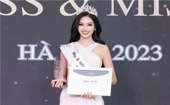 Thí sinh người DTTS đoạt danh hiệu Hoa khôi và Nam vương cuộc thi Miss & Mister Hà Nội 2023