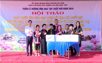 Ba Chẽ (Quảng Ninh): Khai mạc Tuần lễ hưởng ứng học tập suốt đời năm 2024