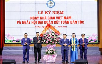 Học viện Tài chính tổ chức Lễ kỷ niệm Ngày Nhà giáo Việt Nam và Ngày hội Đại đoàn kết toàn dân tộc