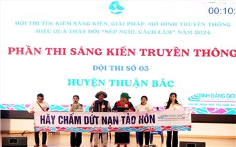 Ninh Thuận: Hội thi tìm kiếm sáng kiến, giải pháp, mô hình truyền thông hiệu quả thay đổi “nếp nghĩ, cách làm” năm 2024