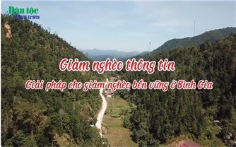 Giảm nghèo thông tin - Giải pháp cho giảm nghèo bền vững ở Bình Gia