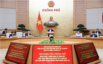 Thủ tướng chủ trì Hội nghị của Chính phủ quán triệt, triển khai sắp xếp, tinh gọn bộ máy