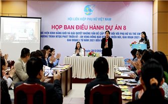 Chủ tịch Hội Liên hiệp Phụ nữ Việt Nam Hà Thị Nga: Tăng cường phối hợp, kiểm tra, giám sát để thực hiện hiệu quả Dự án 8