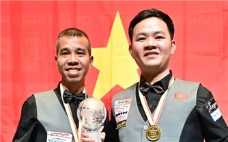 Việt Nam lần đầu vô địch Billiard Carom 3 băng đồng đội thế giới