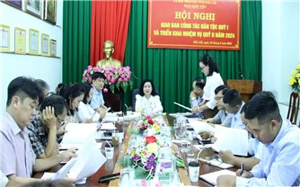 Ban Dân tộc tỉnh Đắk Lắk giao ban công tác dân tộc
