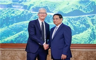 Mở rộng hợp tác đầu tư, hỗ trợ Việt Nam tham gia sâu hơn chuỗi giá trị toàn cầu của Apple