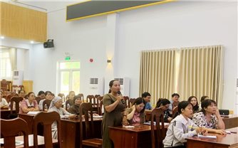 Khánh Hòa: Tổ chức Hội nghị tập huấn giảng viên nguồn cấp huyện về Dự án 8