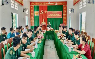 Kiên Giang: Cục Tuyên huấn nắm tình hình công tác tuyên huấn ở khu vực biên giới đất liền