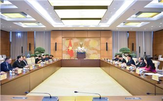 Phó Chủ tịch Hội đồng Dân tộc của Quốc hội Nguyễn Lâm Thành tiếp Phó Chủ nhiệm Ủy ban Dân tộc Nhà nước nước Cộng hòa Nhân dân Trung Hoa