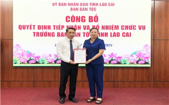 Ông Nguyễn Xuân Nhẫn được bổ nhiệm giữ chức Trưởng Ban Dân tộc tỉnh Lào Cai