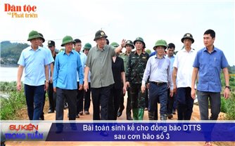 Bài toán sinh kế cho đồng bào DTTS sau cơn bão số 3?