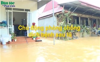 Chủ động phòng chống dịch bệnh sau mưa lũ