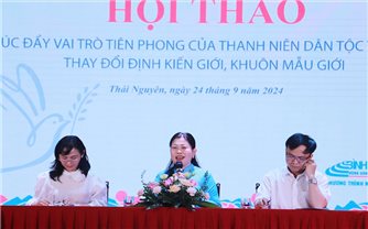 Phát huy vai trò của thanh niên DTTS tiên phong thay đổi định kiến, khuôn mẫu giới