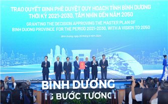 Thủ tướng Phạm Minh Chính: “Quy hoạch tỉnh Bình Dương thời kỳ 2021 – 2030 là kết tinh trí tuệ của Đảng bộ - Chính quyền - Nhân dân và các nhà khoa học”