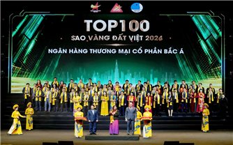 Tăng trưởng ổn định, BAC A BANK vào top 100 các doanh nghiệp “Sao vàng đất Việt 2024”