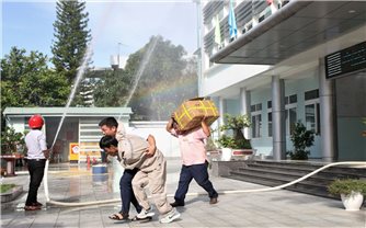 PC Quảng Ngãi: Thực tập phương án phòng cháy, chữa cháy và cứu nạn cứu hộ