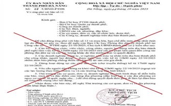 Đà Nẵng: Không có chuyện “cho nghỉ làm, cấm chợ từ chiều 22/10 do bão số 12”