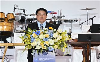 Chủ tịch nước Lương Cường chủ trì chiêu đãi các đoàn tham dự Lễ mở ký Công ước Hà Nội
