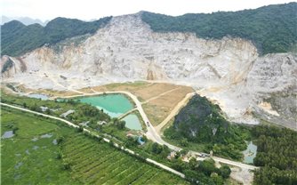Truy thu hơn 6 tỷ đồng vụ khai thác đá vôi trái phép ở Ninh Bình