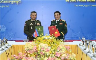 Đại tướng Phan Văn Giang hội đàm Bộ trưởng Quốc phòng Campuchia: Thúc đẩy hợp tác thực chất, toàn diện