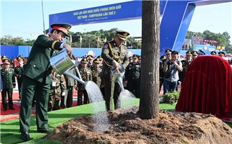 Bắt đầu hoạt động Giao lưu hữu nghị Quốc phòng biên giới Việt Nam - Campuchia lần thứ hai tại Vương quốc Campuchia