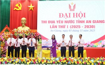 Phó Chủ tịch nước Võ Thị Ánh Xuân dự Đại hội Thi đua yêu nước tỉnh An Giang lần thứ I
