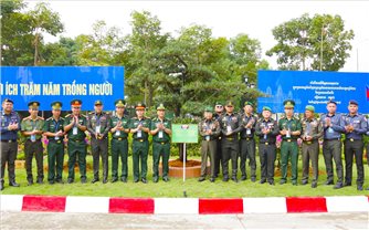 Khai mạc chương trình Giao lưu sĩ quan biên giới trẻ hai nước Việt Nam - Campuchia tại Tây Ninh