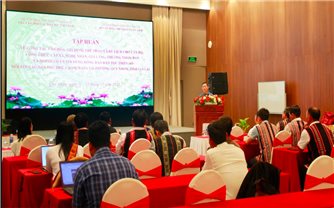 Tập huấn công tác văn hóa, gia đình, thể thao và du lịch tại Gia Lai