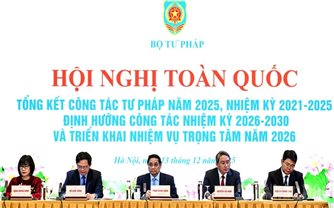 Thủ tướng Phạm Minh Chính dự Hội nghị tổng kết, triển khai nhiệm vụ trọng tâm ngành Tư pháp