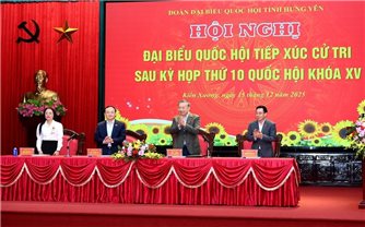 Tổng Bí thư Tô Lâm tiếp xúc cử tri tỉnh Hưng Yên