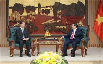 Thủ tướng Phạm Minh Chính tiếp Bộ trưởng Bộ Giáo dục và Thể thao Lào