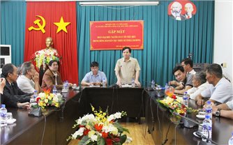 Vụ Tuyên truyền công tác dân tộc, tôn giáo gặp mặt đoàn Người có uy tín tỉnh Lâm Đồng