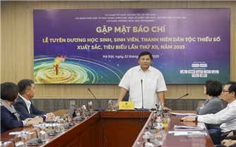 Họp báo Lễ Tuyên dương học sinh, sinh viên, thanh niên DTTS xuất sắc, tiêu biểu năm 2025