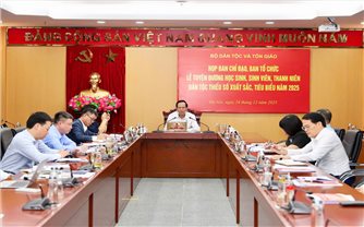 Rà soát công tác tổ chức Lễ tuyên dương HSSVTN DTTS xuất sắc, tiêu biểu năm 2025