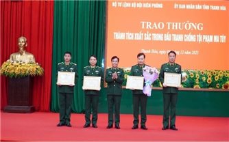 Biểu dương BĐBP Thanh Hóa lập chiến công lớn trong đấu tranh phòng chống tội phạm ma túy
