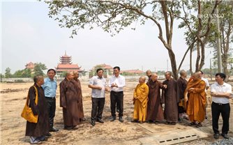 Thứ trưởng Bộ Dân tộc và Tôn giáo Nguyễn Hải Trung khảo sát nơi diễn ra Đại lễ Vesak Liên Hiệp Quốc 2025